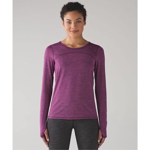 Womens Lululemon On Track Long Sleeve - Picture 1 of 6